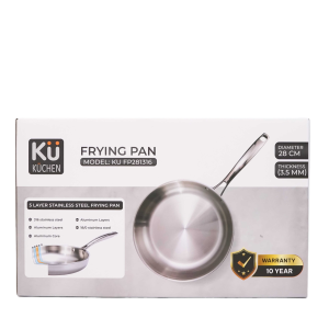 28Cm 5-Ply S/S Frying Pan KU Fp281316